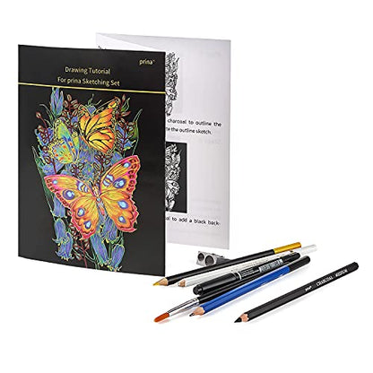 76 Pack Drawing Set Sketching Kit