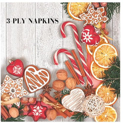 20 ct 13x13 Christmas Paper Decoupage Napkins (20 Count)