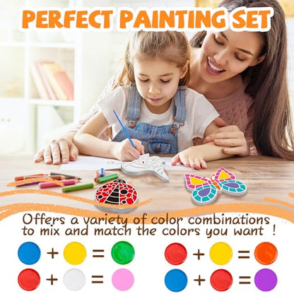 Stepping Stone Painting Kit for Kids Ages 4