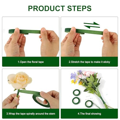 8 Rolls Floral Tape 1 (8 Count)