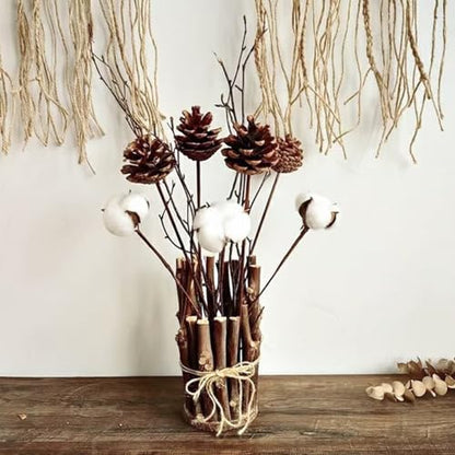 600PCS 4.5 inch Wood Log Sticks for Crafts (600 Count)