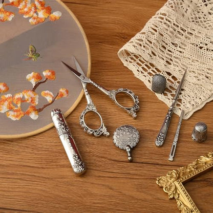 Vintage Embroidery Scissors Set