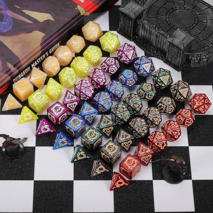 Polyhedral Dice Set (49 Count)