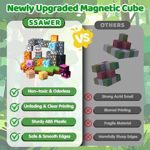 300PCS Magnetic Blocks (300 Count)