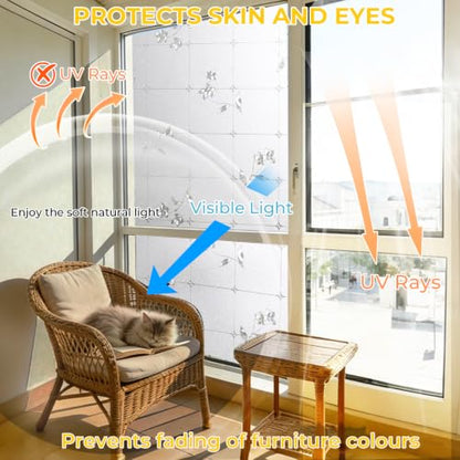 Window Privacy Film Decorative Non