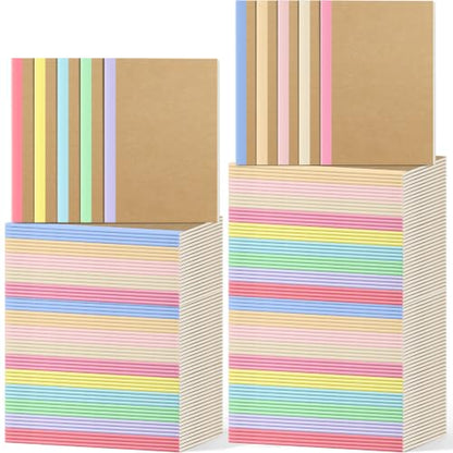 100 Pack A5 Composition Notebooks 5"x8" Wide Ruled Notebook (100 Count)