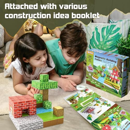 100PCS Magnetic Blocks Forest World