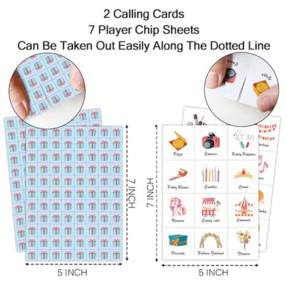 Birthday Party Bingo Game Cards (33 Count)