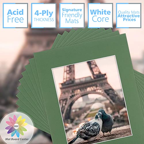 Mat Board Center 10 Pack 11x14 Photo Mats for 8x10 Picture (10 Count)