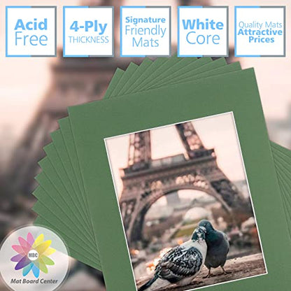 Mat Board Center 10 Pack 11x14 Photo Mats for 8x10 Picture (10 Count)
