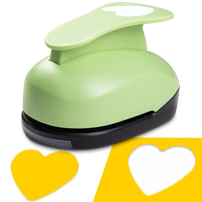 Heart Hole Punch, 3 inch Heart Punch, Hearts Punches for Paper Crafts, Hearts Paper Punch, Heart Shaped Hole Punch, HeartCraft Punches, Large Shape HeartPunch for Cardstock, Scrapbooking - Crafty Corner