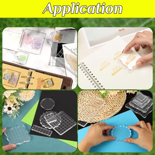 3 Piece Clear Acrylic Stamp Blocks (3 Count)