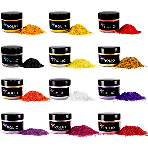 Mica Powder Color Pigment Set (4.2 Ounce)