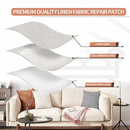 Fine Linen Fabric Patches