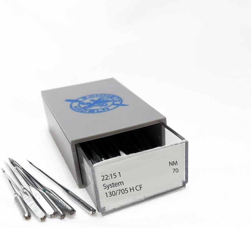 SCHMETZ Chrome Universal Household Sewing Machine Needles, Size 70/10, Bulk