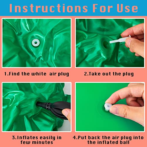 3 Pcs 22 Inch Bouncing Ball with Handle (3 Count)