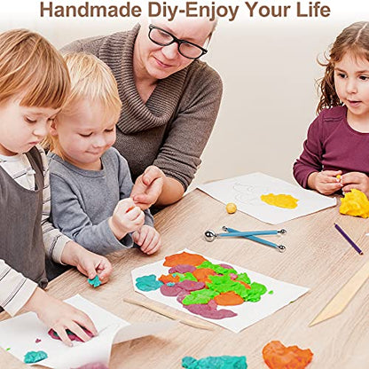 Clay Tools 12PCS Pottery Clay Sculpting Tool Set