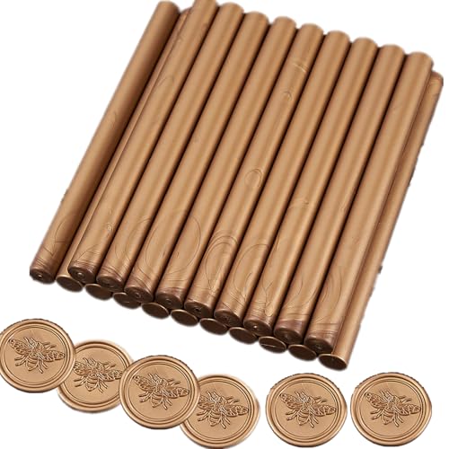 20pcs Bronze Wax Sealing Sticks (20 Count)