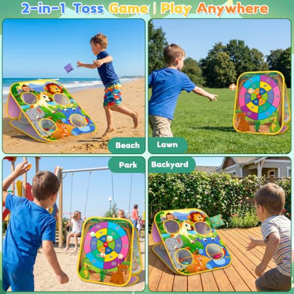 Animal Bean Bag Toss Game