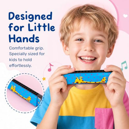 24 Kids Harmonicas (24 Count)