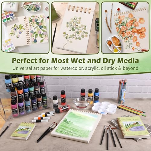 Watercolor Paper Pad 3.5x5.5 Inch (30 Count)