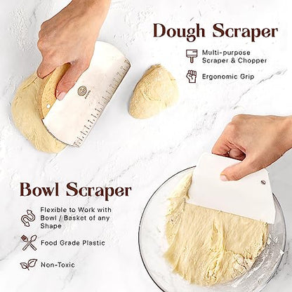 Banneton Baskets with Sourdough Bread Baking Supplies
