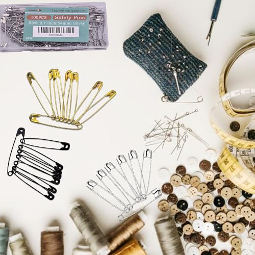 100PCS Safety Pins (100 Count)