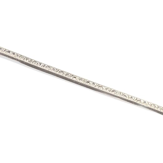 1 Foot 925 Sterling Silver Strip Wire Swirl Fancy Pattern Stepped Bezel Wrapping Setting Made in USA by CRAFT WIRE