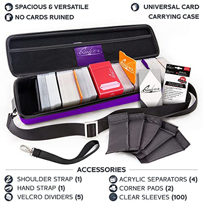 Purple Quiver Card Carrying Case