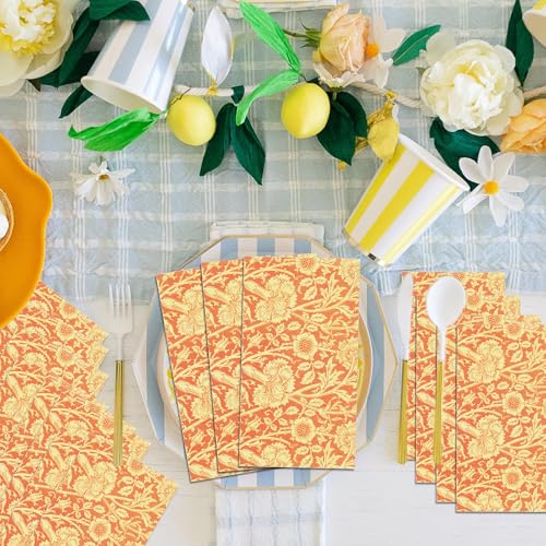 Vintage Floral Paper Napkins