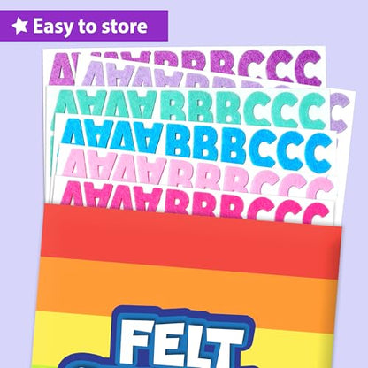 500+ Felt Letter Stickers for Kids Ages 3+