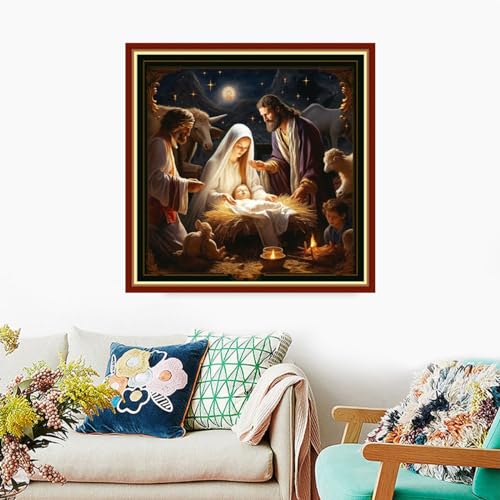 Stamped Cross Stitch Kits Full Range of Embroidery Needlework Starter Kits for Beginners Adults 11CT Embroidery Patterns Art Crafts DIY Needlepoint Kits