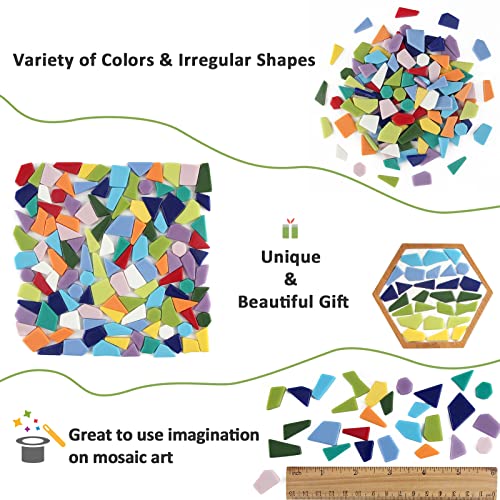 Mosaic Tiles for Crafts Bulk (7.05 Ounce)
