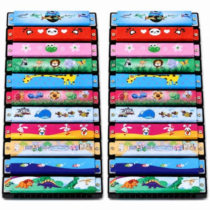 24 Kids Harmonicas (24 Count)