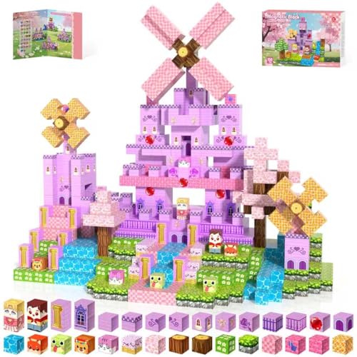 150Pcs 0.8in Magnetic Blocks for Girls (150 Count)