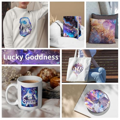 Crystal Sublimation Ink Sheets Marble Sublimation Transfer Sheets for Heat Press Machine