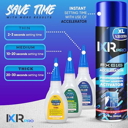 CA Glue with Activator Kit