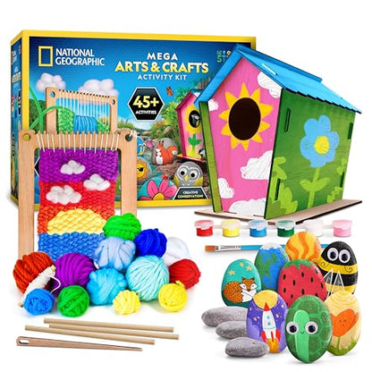 National Geographic Mega Arts and Crafts Activity Kit for Kids Ages 8