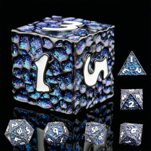 Metal DND Dice Set (7 Count)
