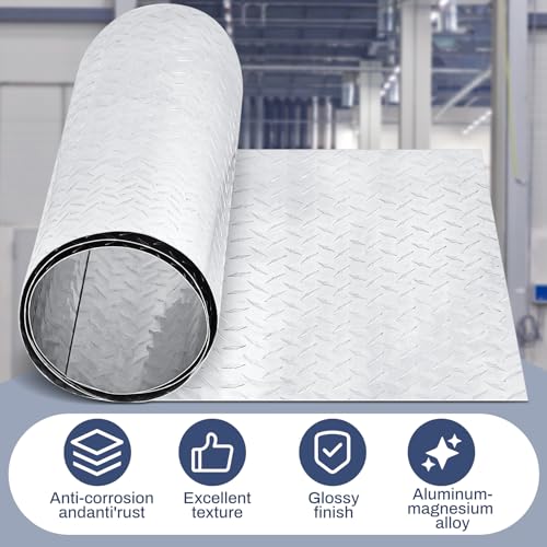 1pcs 12'' x 120'' Diamond Plate Sheet Metal