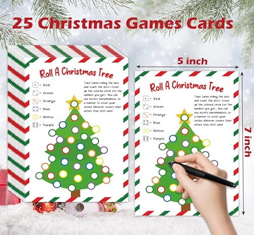 Roll A Christmas Tree Dice Game (25 Count)