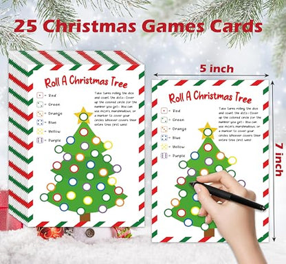 Roll A Christmas Tree Dice Game (25 Count)