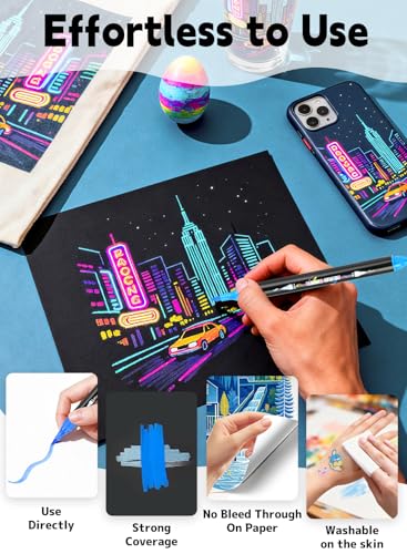60 Colors Acrylic Paint Markers