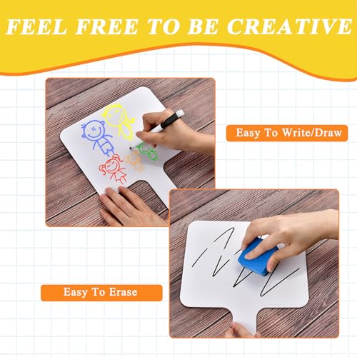 10 Pcs Dry Erase Answer Paddle (10 Count)