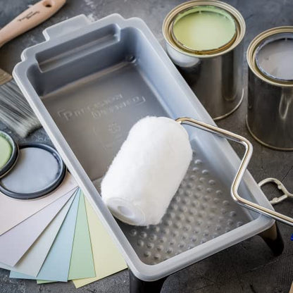 PD 4 Inch Paint Roller Tray and Liner Bundle