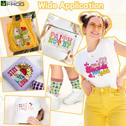 30PCS Heat Transfer Vinyl Bundle with Tools (30 Count)