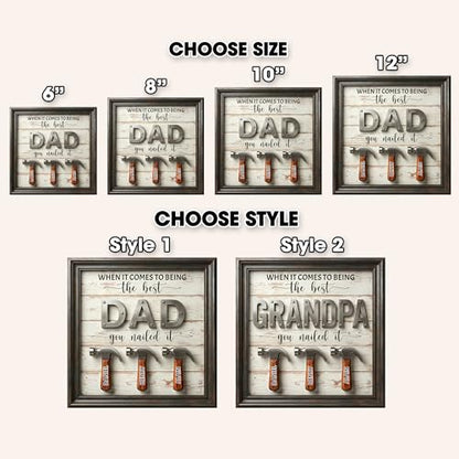 Personalized Fathers Day Dad Gifts from Daughters Sons