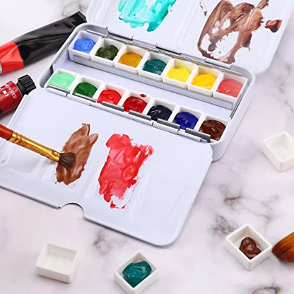 Empty Watercolor Palette