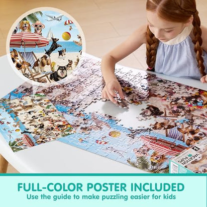 300 pcs Vacation Pups Dog Puzzles (300 Count)