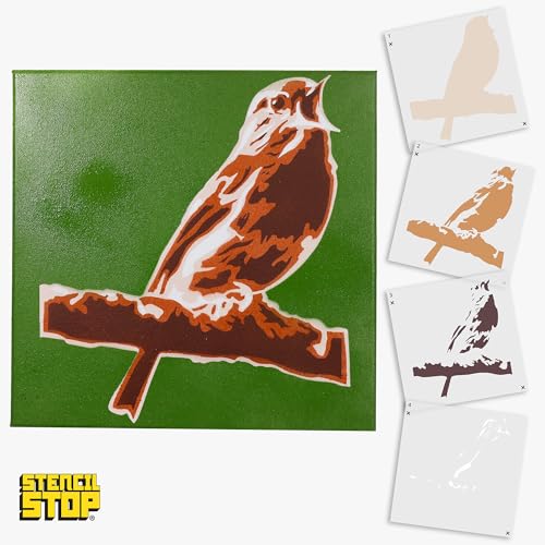 Personalized Custom Layered Stencils for Spray Painting